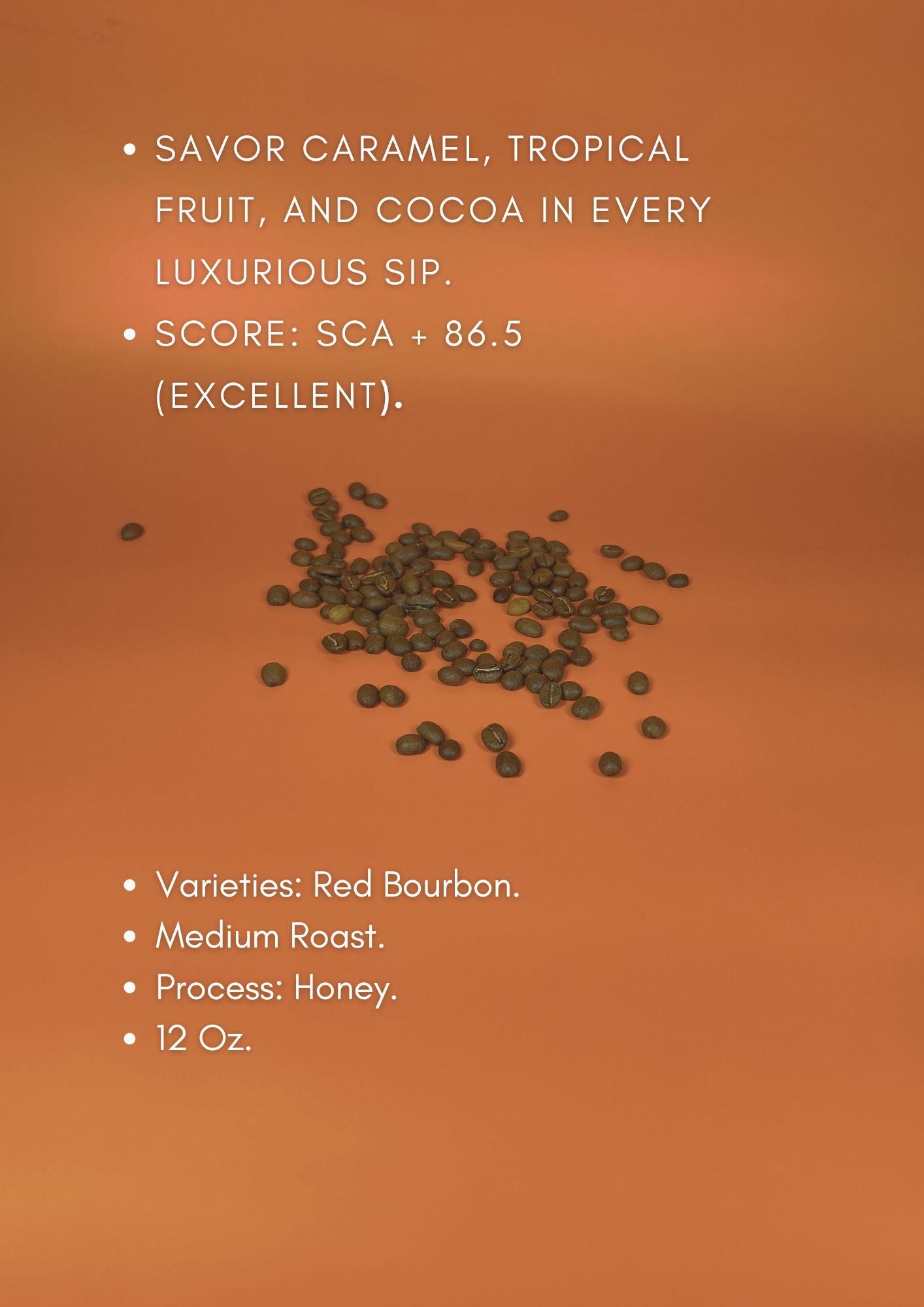 Red Bourbon - SCA +86.5 EXCELLENT.